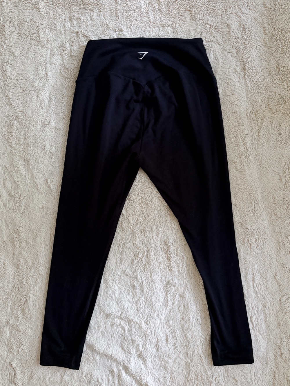 Gymshark Black High Rise Cropped Leggings Women’s Size Small - Picture 6 of 7